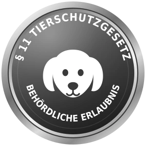 Abzeichen Erlaubnis nach § 11 Tierschutzgesetz